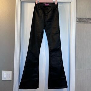 Edikted Faux Leather Flare Pants
